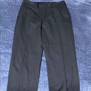 Mens apt 9 black stripped dress pants size 29 x 32